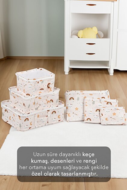 Meleni Baby 13 Parça Bebek Odası Düzenleyici Set, Bebek Organizer