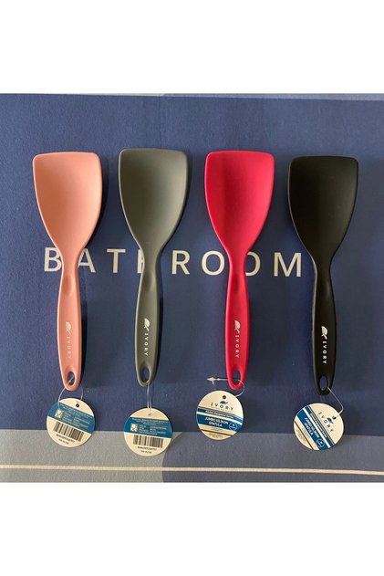 İvory Non-Barning Non-Stecking Silicone Wide Spoon Spatula