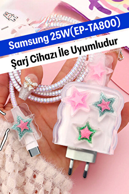 WANNA PROTECT Samsung 25W (EP-TA800) Uyumlu Şarj Başlığı Adaptörü