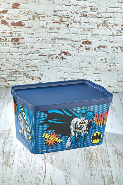 Poomy Batman Oyuncak Kutusu - Lisanslı Batman Kapaklı Oyuncak Ve