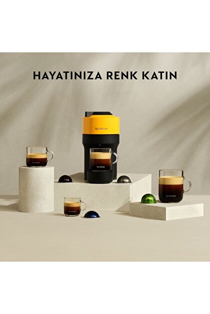 Nespresso Vertuo Pop Kahve Makinesi,Turuncu - Fiyatı, Yorumları