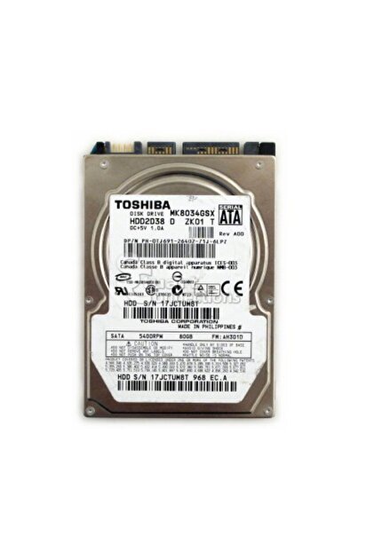 Toshiba 80 Gb 2.5'' Hdd - Fiyatı, Yorumları