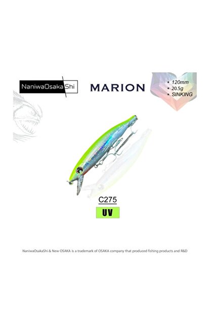 Genel Markalar Naniwa Osaka Shi MARION 120MM 20,5GR Sinking Maket
