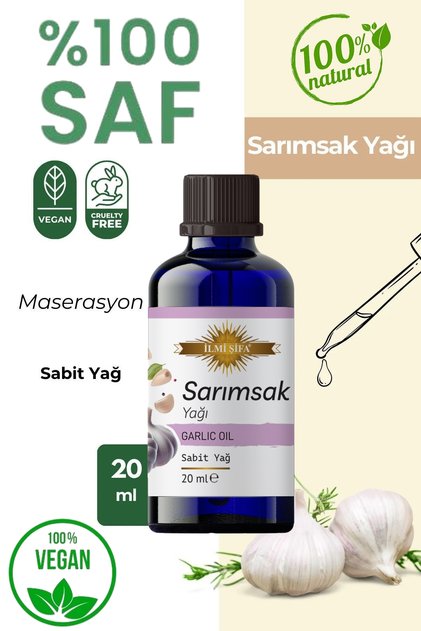 Sarımsak Yağı 20 ml (KORUYUCU,BAKIM,BESLEYİCİ,CANLANDIRICI)