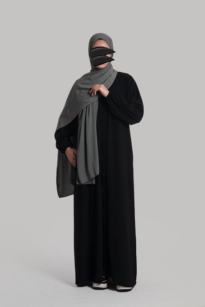 Ecmel Full Length Zippered Jacket - Black