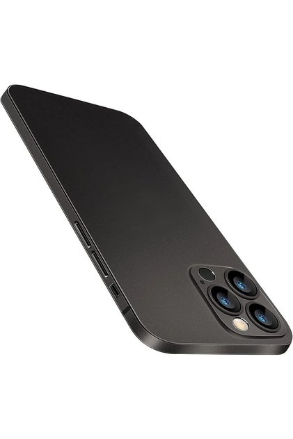 iPhone 13 Pro Max Compatible Ultra Thin Case Matte Surface Camera Protected Minimalist Cover Semi-Transparent