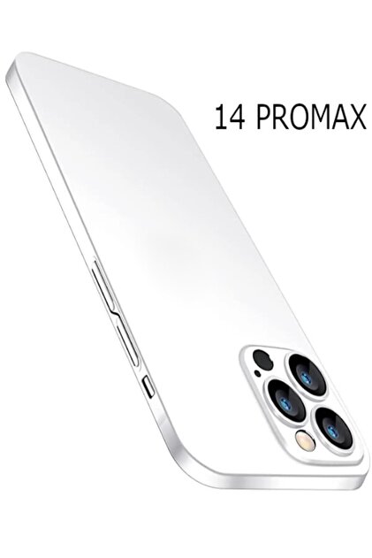 USIDE Iphone 14 Pro Max Şeffaf Ultra Ince Kılıf Mat Yüzeyli