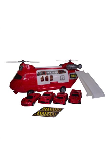 Royal Toys 4 Car Ambulance Helicopter Ryl-7046
