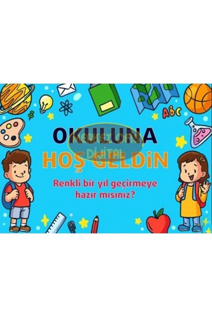 WELCOME TO SCHOOL BANNER 70X100 CM 1stCLASS