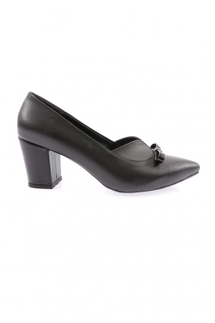 611-22k Pantofi cu toc pentru femei Laser negru