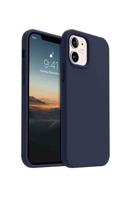 KVK PRİVACY Apple iPhone 12/12Pro Kılıf Kadife Lansman Soft