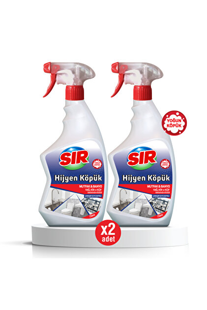 Hijyen Köpük Mutfak & Banyo Çamaşır Suyu Katkılı 750 ml 2'li