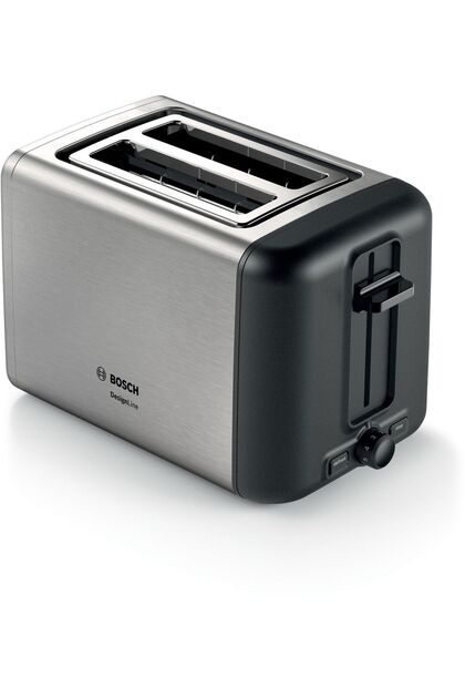 DesignLine Stainless Steel Toaster, Two Slice - Silver, TAT3P420GB 1 Year Warranty