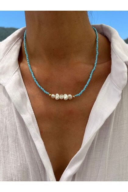 Sea Necklace with Pearls