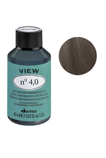 View Yarı Kalıcı Saç Boyası 60 ml - 4,0 Orta Kahve 8004608259947 (Oksidansız)