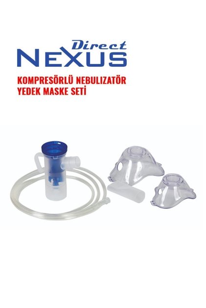 Kompresörlü Nebulizatör - Yedek Maske Seti