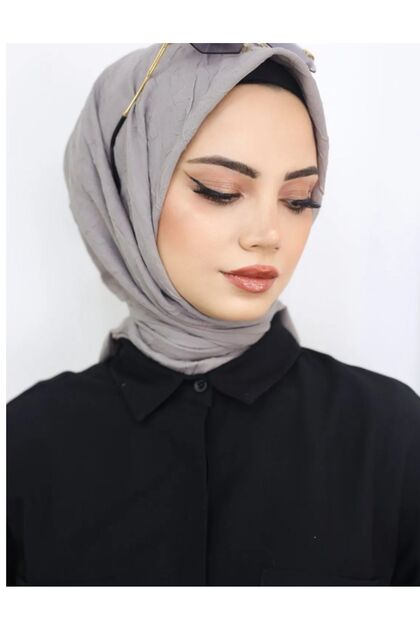 Tesettür Kadın Bambu Kraş Eşarp