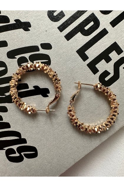 Gold Klasik Halka Küpe