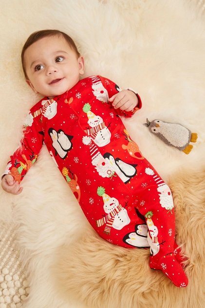 100% Organic Cotton Christmas Onesie