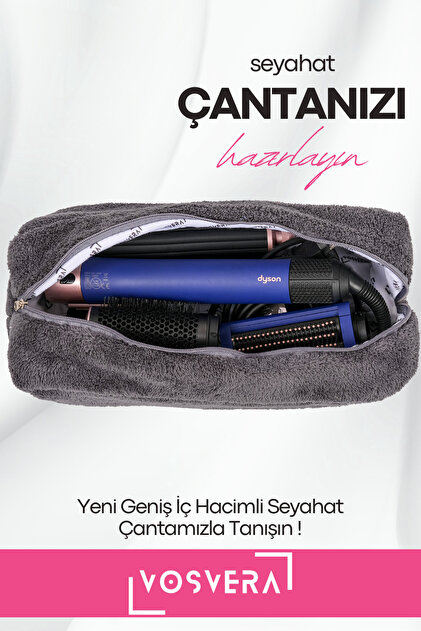 vosvera XL Seyahat Çantası Dyson Airwrap ve Tüm Saç