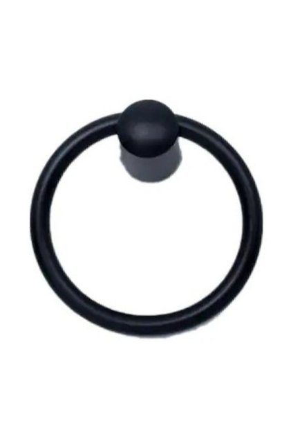 Black Ring Handle 6 Cm (4 Pieces)