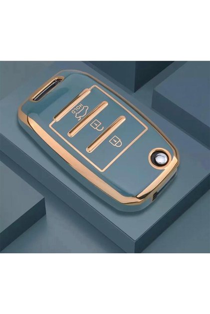 Kia Switchblade TPU Material Gray Key Case
