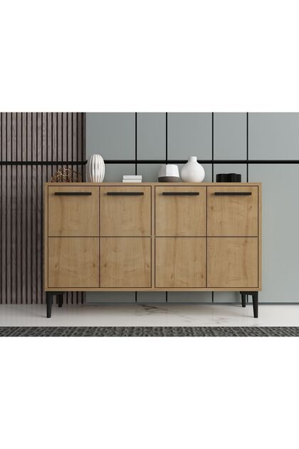 Sera 120cm Konsol, Tv Sehpası, Tv Ünitesi, Kahve Köşesi, Banyo Dolabı, Çok Amaçlı Dolap,Ayakkabılık