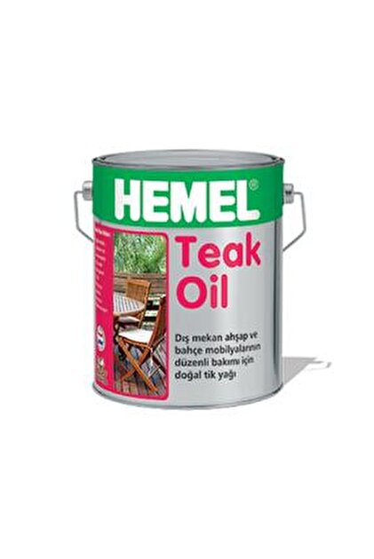 Hemel Deck Oil - Deck Zeminler Için Renkli Yağ Walnut-15 Lt