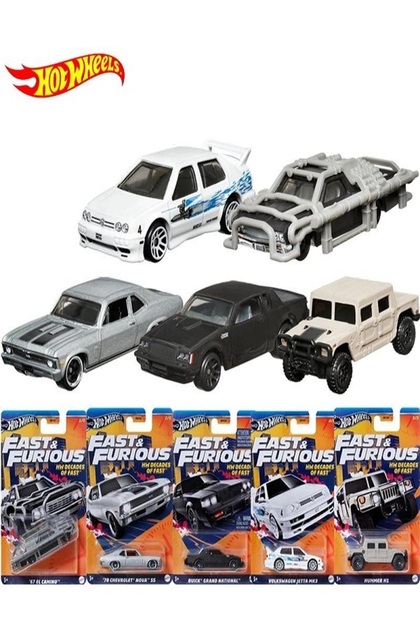 HOT WHEELS Fast & Furious - Decades Of Fast Hnr88 - 5 Araçlık Set