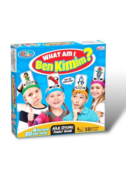 What Am I? Who Am I? Brain Teaser Mind Intelligence Skill Family Box Game