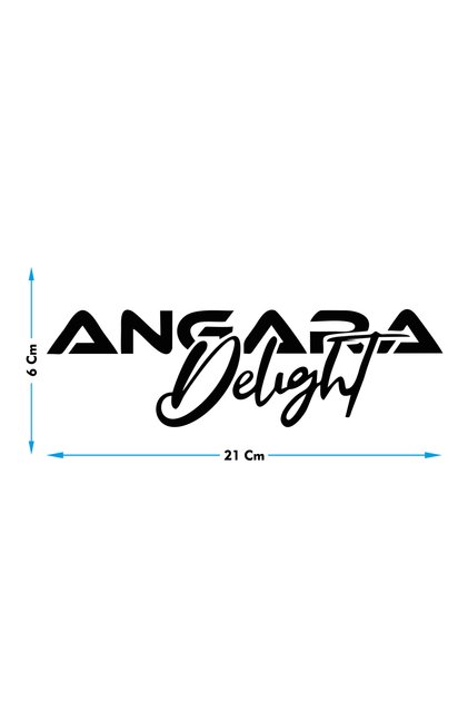 Ankara Delight Car Windshield Lettering 21X6 cm Car Rear Window Sticker Auto Windshield Sticker Lettering Model Special Design