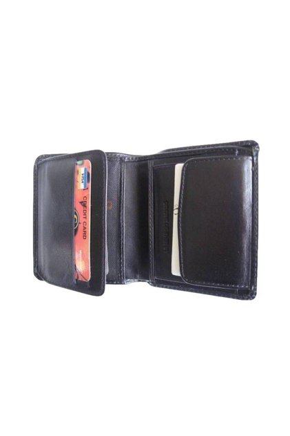 Original Leather Small Size Men's Wallet 121-1 Black