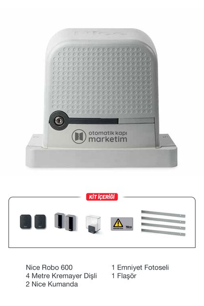 Robo 600 Yana Kayar Kapı Motoru (aksesuarlı Kit)