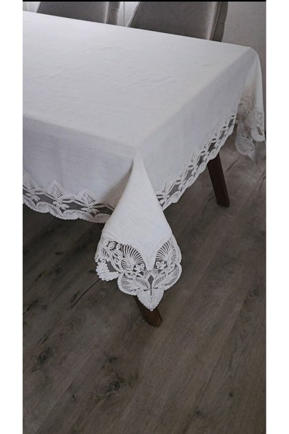 Τραπεζομάντηλο Gardenya Linen Carefree Heavy Laced Cream-160x160...160x500