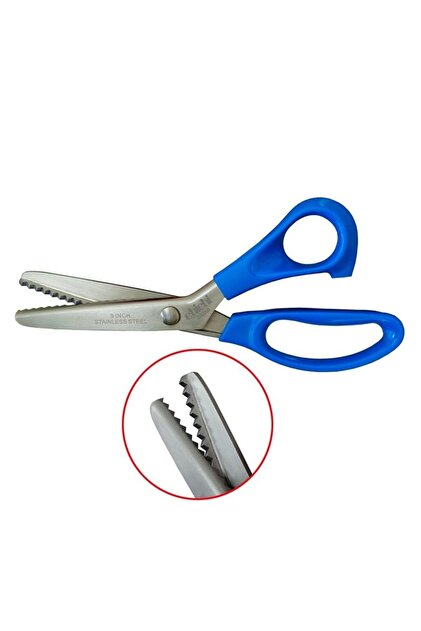 chichi Plastik Saplı Sürfile Zikzak Makası 9-1/4 I?nç 23.3cm / A