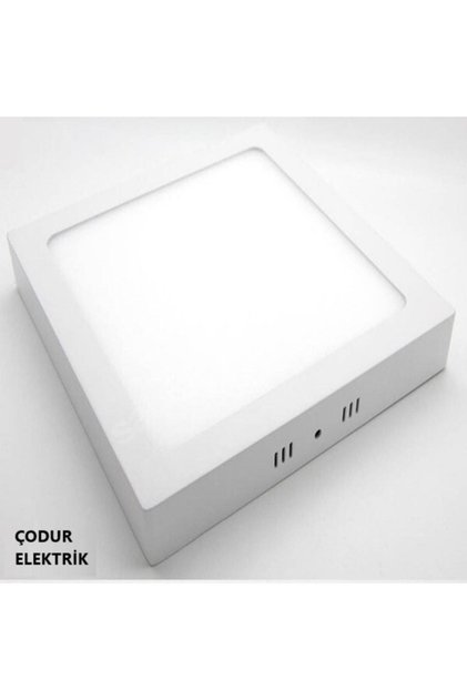 20watt 3000kelvin Gün Işığı (SARI IŞIK) Sıva Üstü Kare Led Panel 1800lümen Ebat 220x220mm
