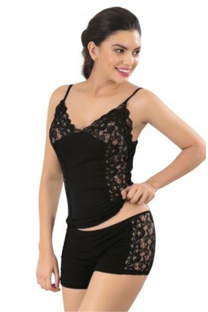 CANYILDIZ Women's Black Lace Side Athlete- Trendyol