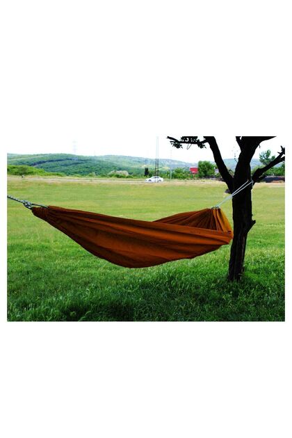 RELAX İPEK HAMAK- Kamp Hamak Turuncu kamp-piknik-yazlık-vb
