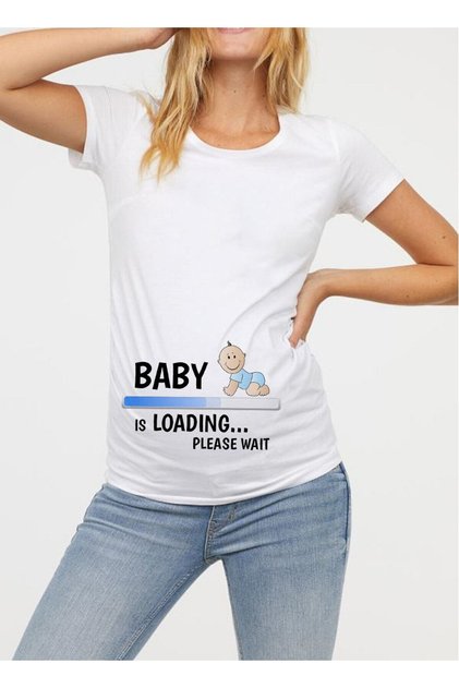Women's Maternity T-Shirt Plus Size