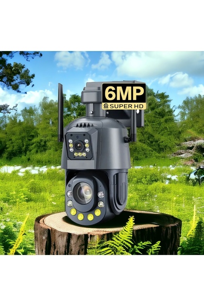 WİFİCAM 6 MP Çift Kameralı 36X Optik Zoom Büyük Kasa Ptz Wifi