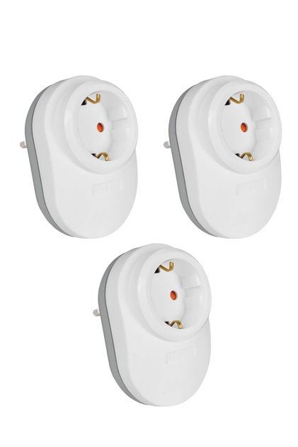 3 Single Plug Sockets with Current Protection