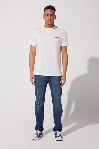 White Crew Neck 100% Cotton Regular Fit T-Shirt
