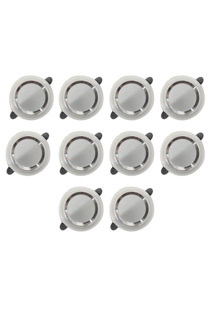 Cata 10 Adet 6w Led Spot 3 Renk Işık Krom Kasa