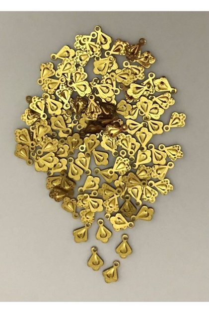Patterned Three Leaf Earrings. Oya, Evening Dress, Anklet, Bracelet, Necklace, Etc. Plexiglass Coating Plastic Flake. 20 Grams.