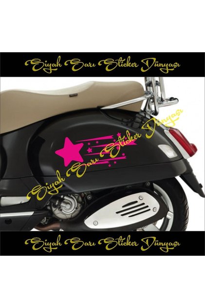 Star Speed 25X13 2 Pieces (Right Left) Tank Cover Car Sticker Auto Motorcycle Motor Helmet Sticker