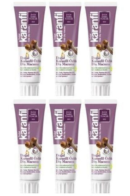Sls Fluoride Titanium Paraben Paint and Gluten Free Natural Clove Extract Toothpaste Set X6