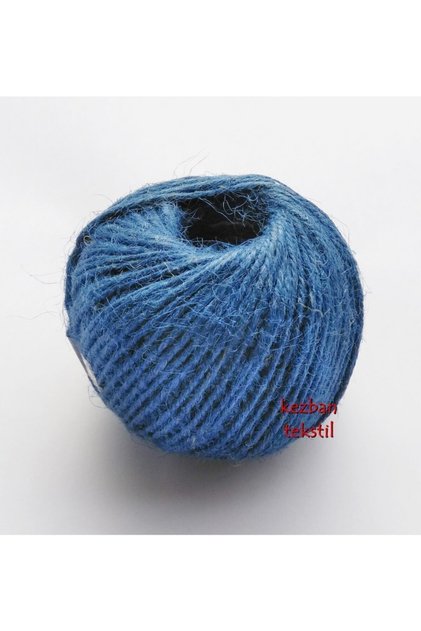 Renkli Jüt Çuval Ipi Hasır Ip Saks 80 gr