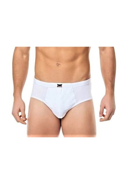 Men's White Slip Panties 6 Pack