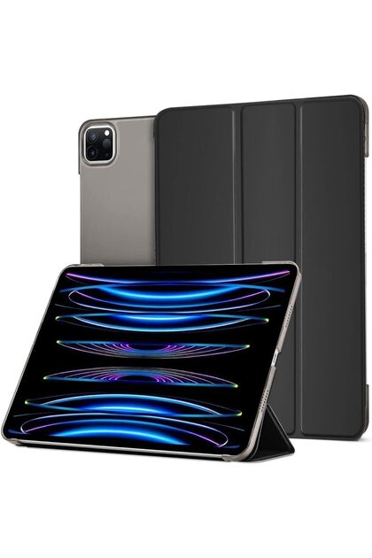 Apple Ipad Pro 4. Nesil M2 2022 11 Inç Tablet Uyumlu Flip Smart Standlı Akıllı Kılıf Smart Cover