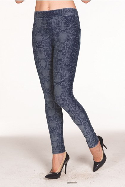 Women's Cotton Blue Jean Pants Leggings - 4730